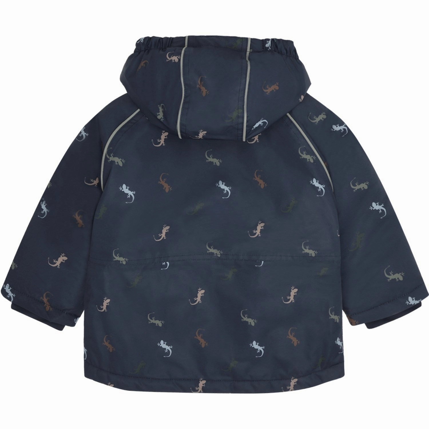 Layered Wind Barrier Foldable Shoulder Straps Hust & Claire More Navy Obi Lizards