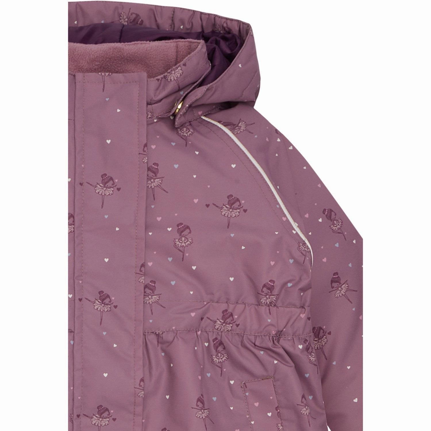 Pocket Placement Wind Stop Hust & Claire Pale Mauve Obia Mini Leo/Vintage Bloom/ Ballet Heart