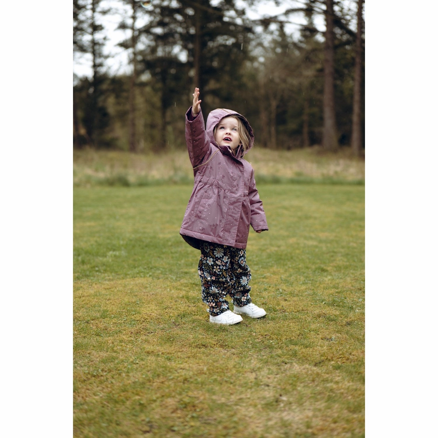 Soft Fleece Lining Hust & Claire Pale Mauve Obia Mini Leo/Vintage Bloom/ Ballet Heart