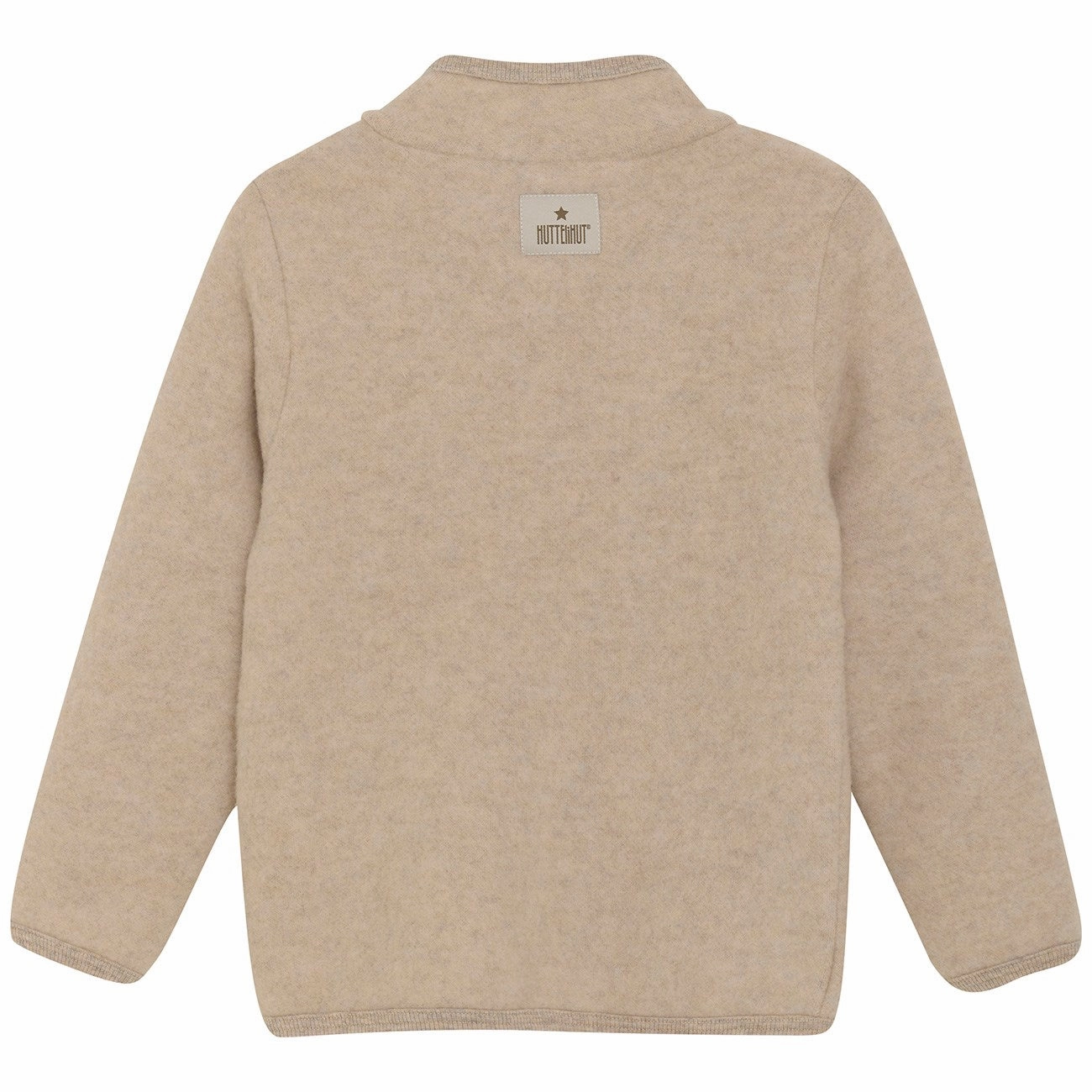 Huttelihut Camel Melange Jacket Wool Fleece Airflow Optimization Water Repellent Fabric