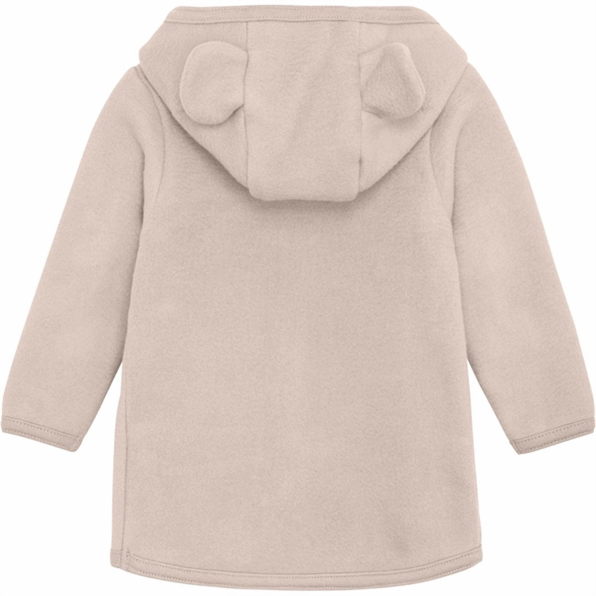 Water Repellent Finish Stretch Cloth Huttelihut Jacket Ears Cotton Fleece Almond Peach