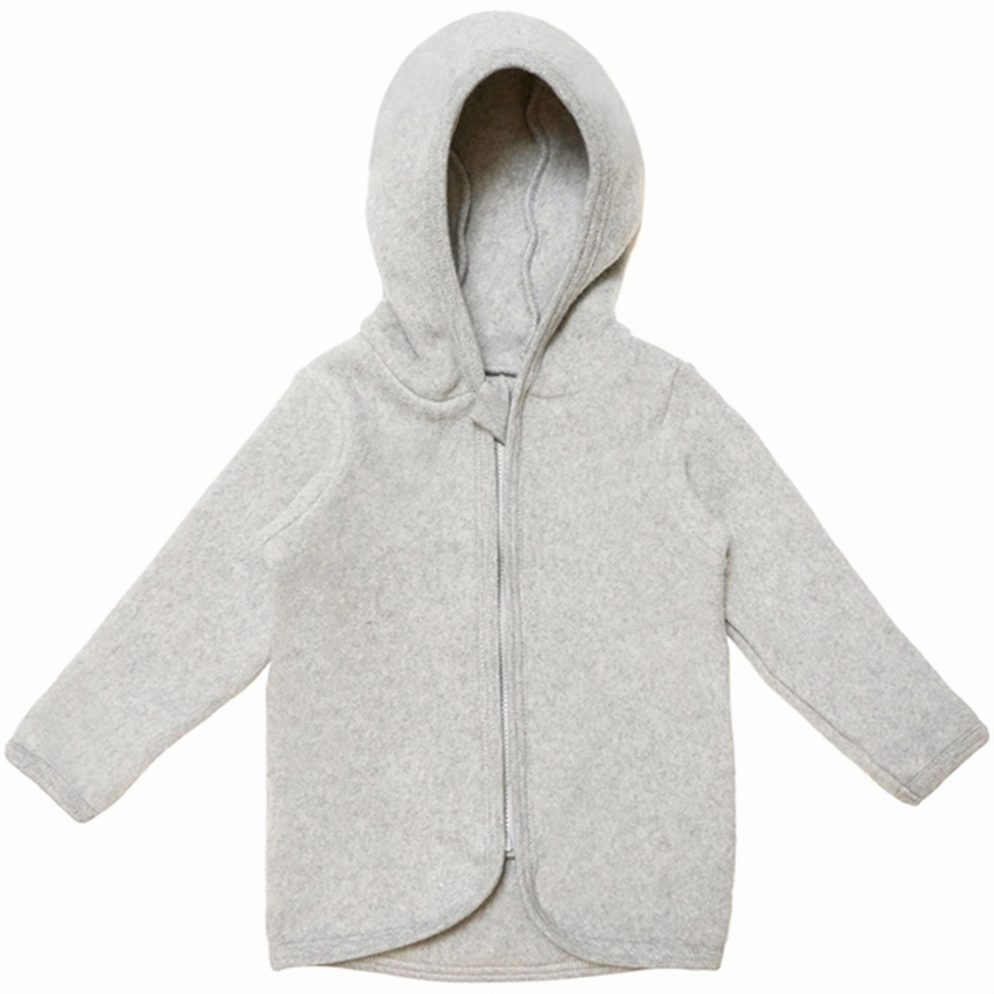 Huttelihut Poofy Baby Jacket Light Grey Abrasion Proof Edging Crisp Weather Fit