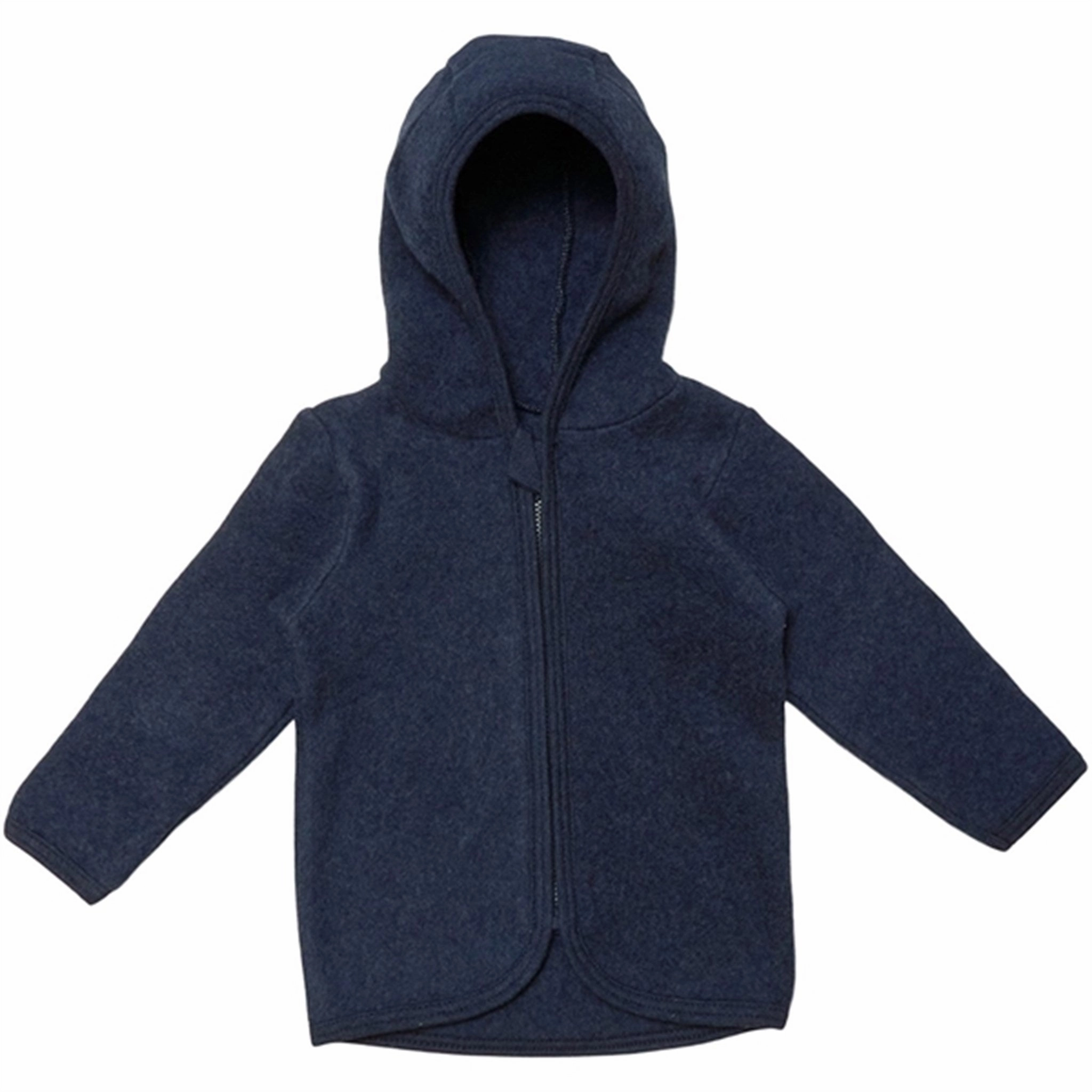 Huttelihut Poofy Baby Jacket Navy Water Repellent Fabric Travel Fit