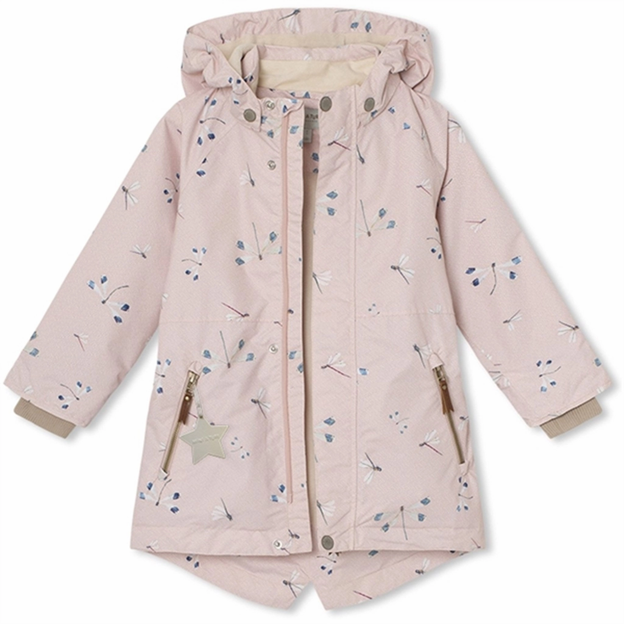 Thermal Insulated Comfortable Feel MINI A TURE Vikaya Spring Jacket w/Fleece Lining Summer Pear