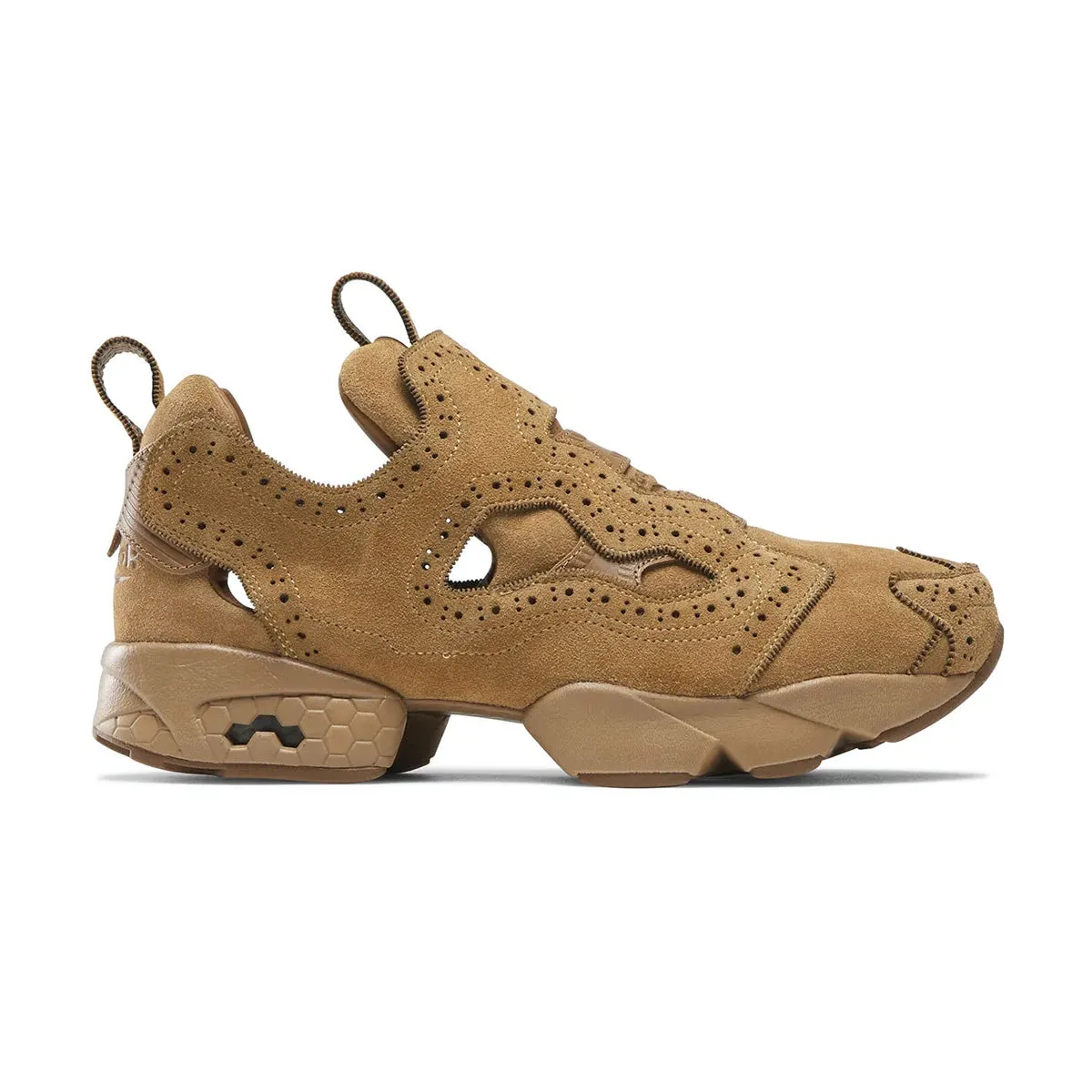   Engineered Garments Instapump Fury 94 'Brown' Sock Liner Tech Tensile Heel Pull Tab