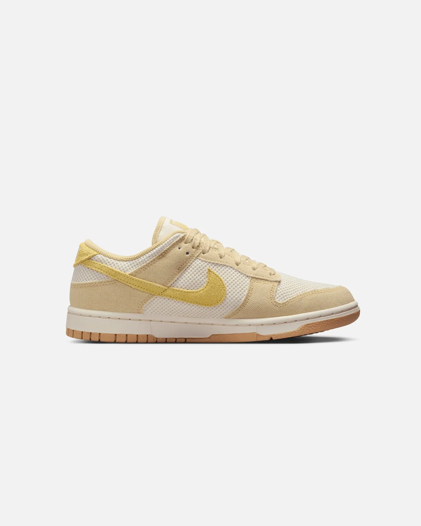 Nike Women's Dunk Low Next Nature SE "Summer" Team Gold/Soft Yellow-Pale Ivory Bright - colored Anti Microbial Footbed