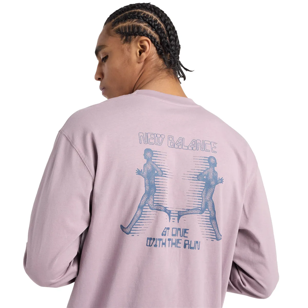 Run Energy Long Sleeve Tee 'Ice Wine' Airflow Optimized Vamp MeshFabric