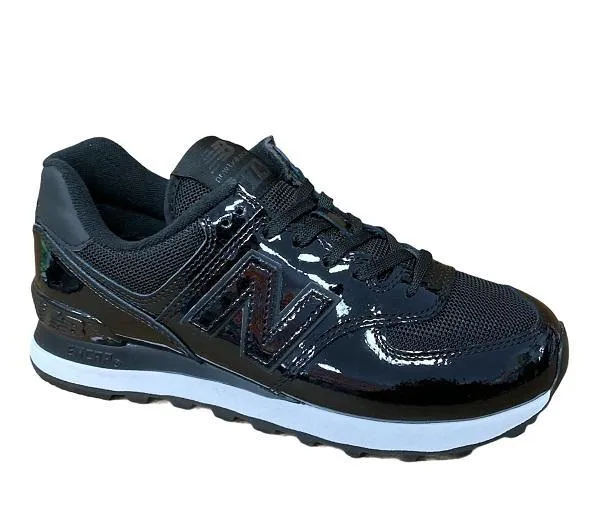 New Balance scarpa sneakers da donna WL574TA2 nero bianco maximalist - feature shoes