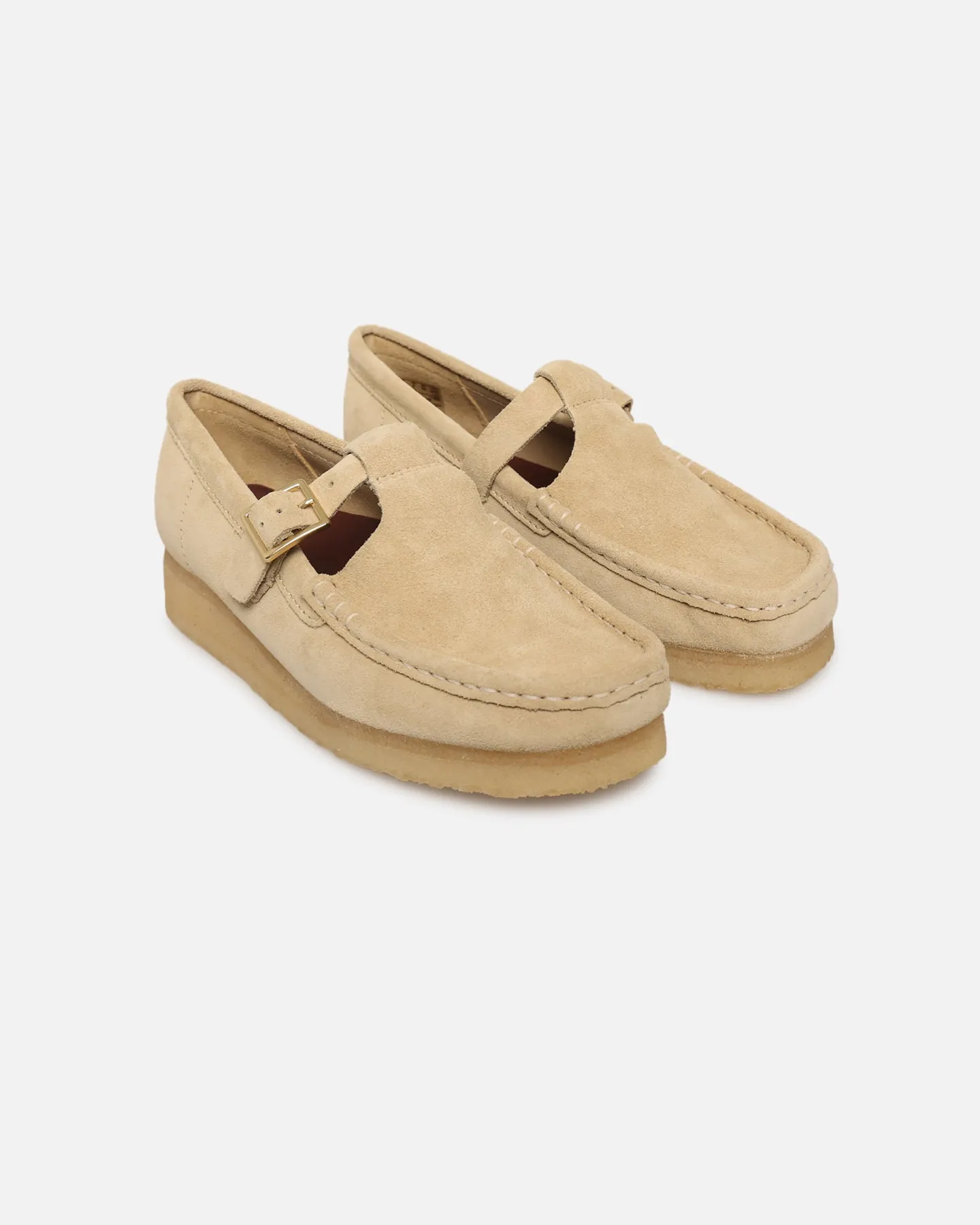 Clarks Originals Women's Wallabee T-Bar Maple fitness shoe items mesh ventilation