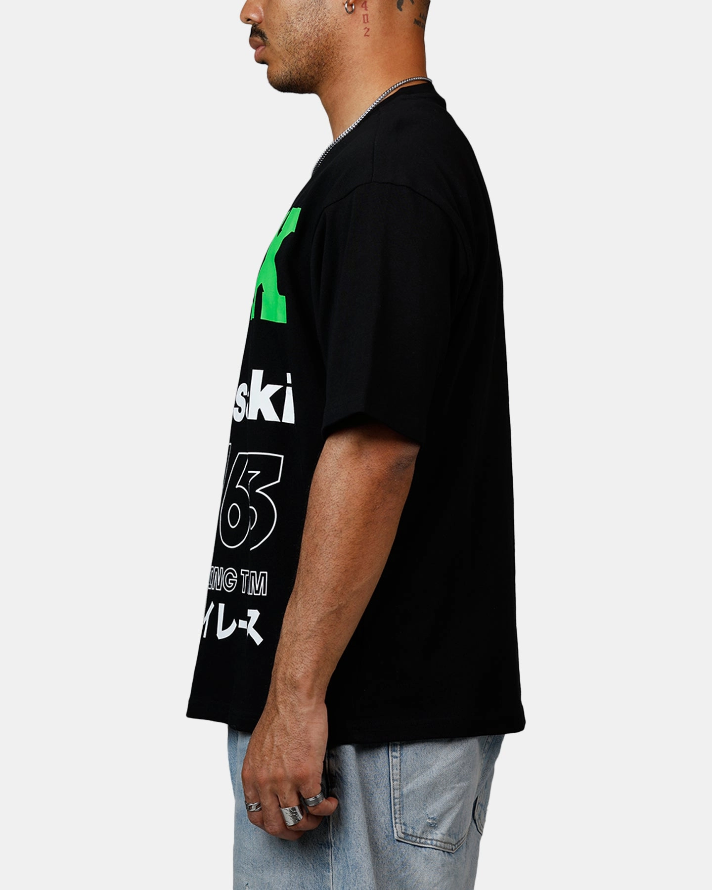 Fox Racing Kawi Oversized T-Shirt Black Everyday Top