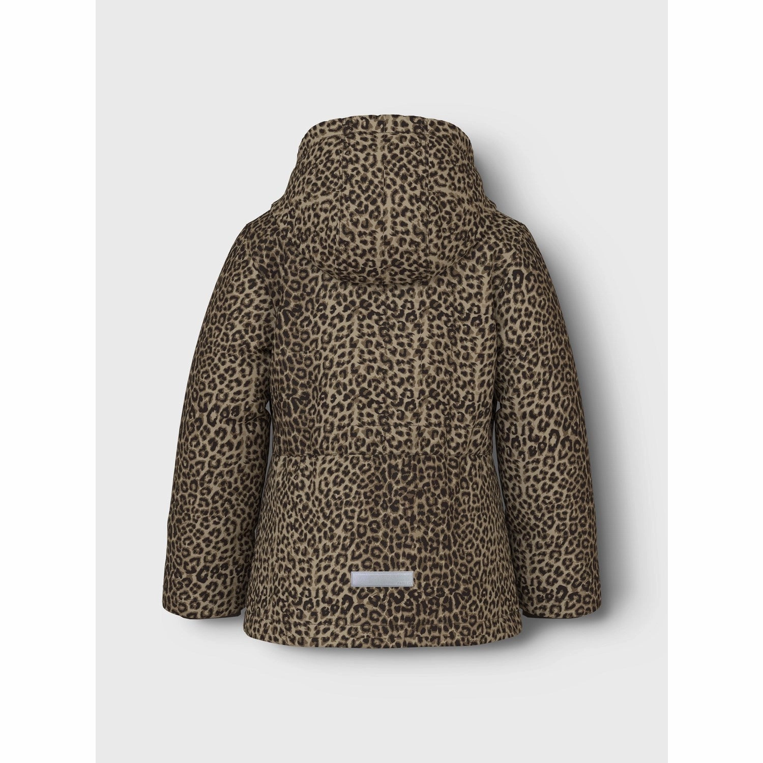 Name It Travertine 4 Leo Nkfmaxi Pa Jacket Aop Noos Hypoallergenic Fibers Cozy Texture