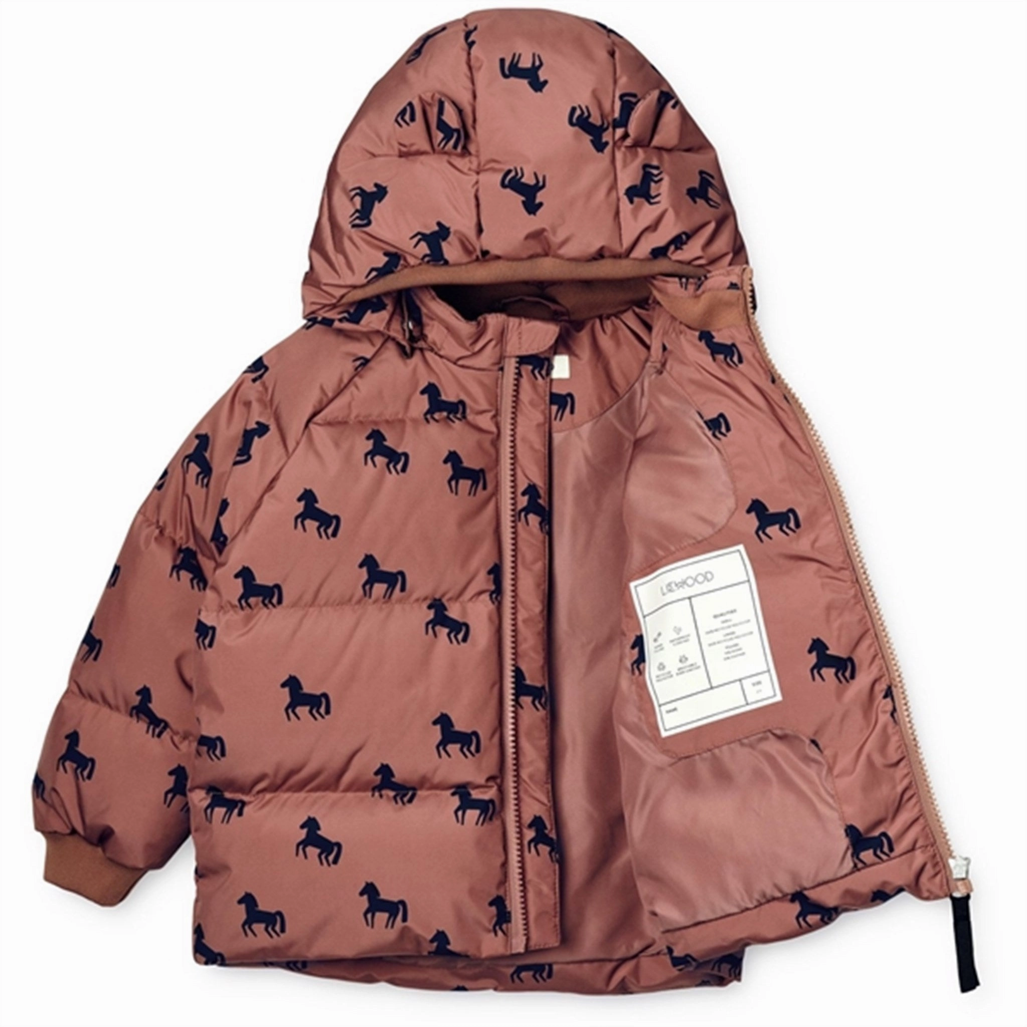 Odor Control Treatment Liewood Polle Puffer Jacket Horses Dark Rosetta