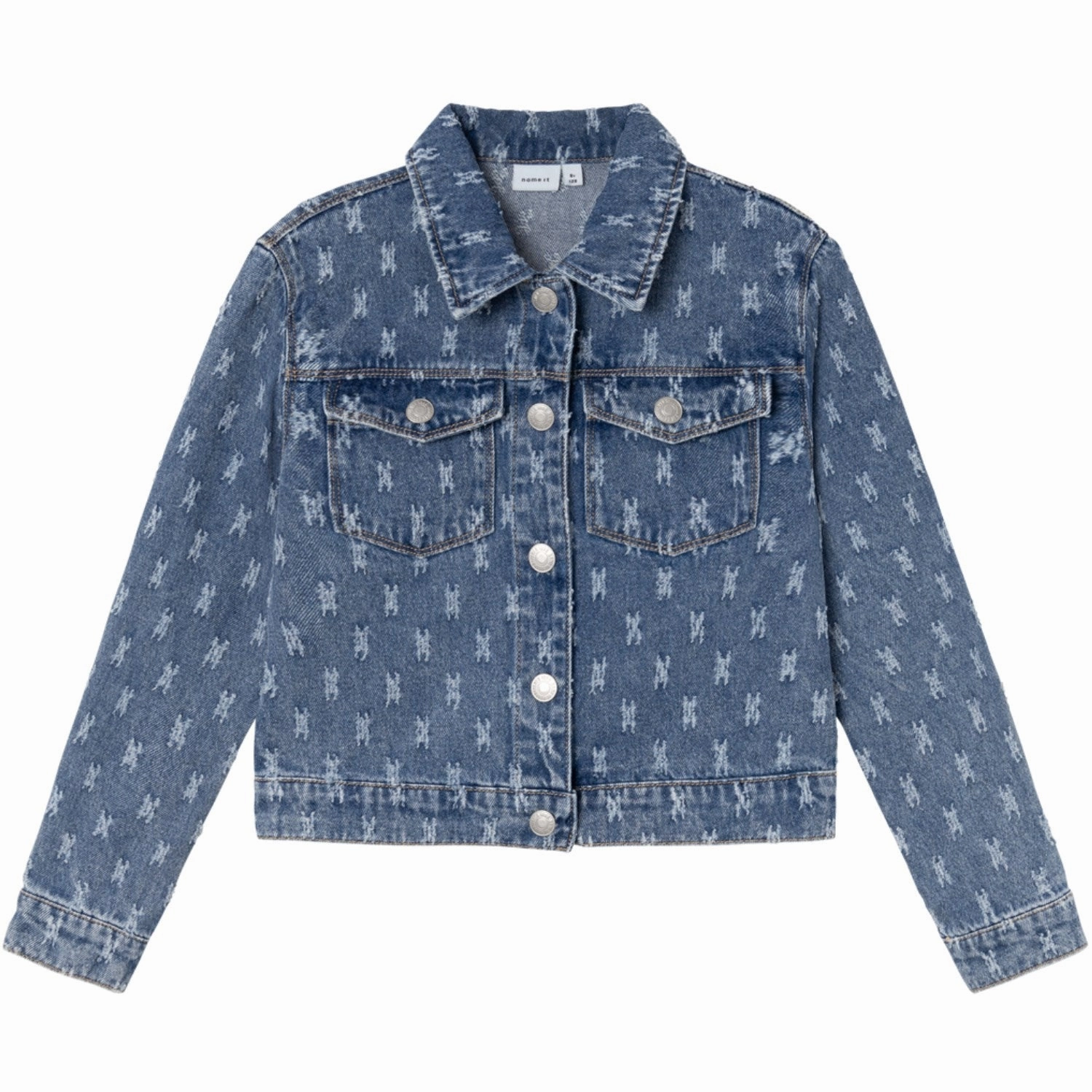 Name It Dark Blue Denim Phine Denim Jacket Compact Packable