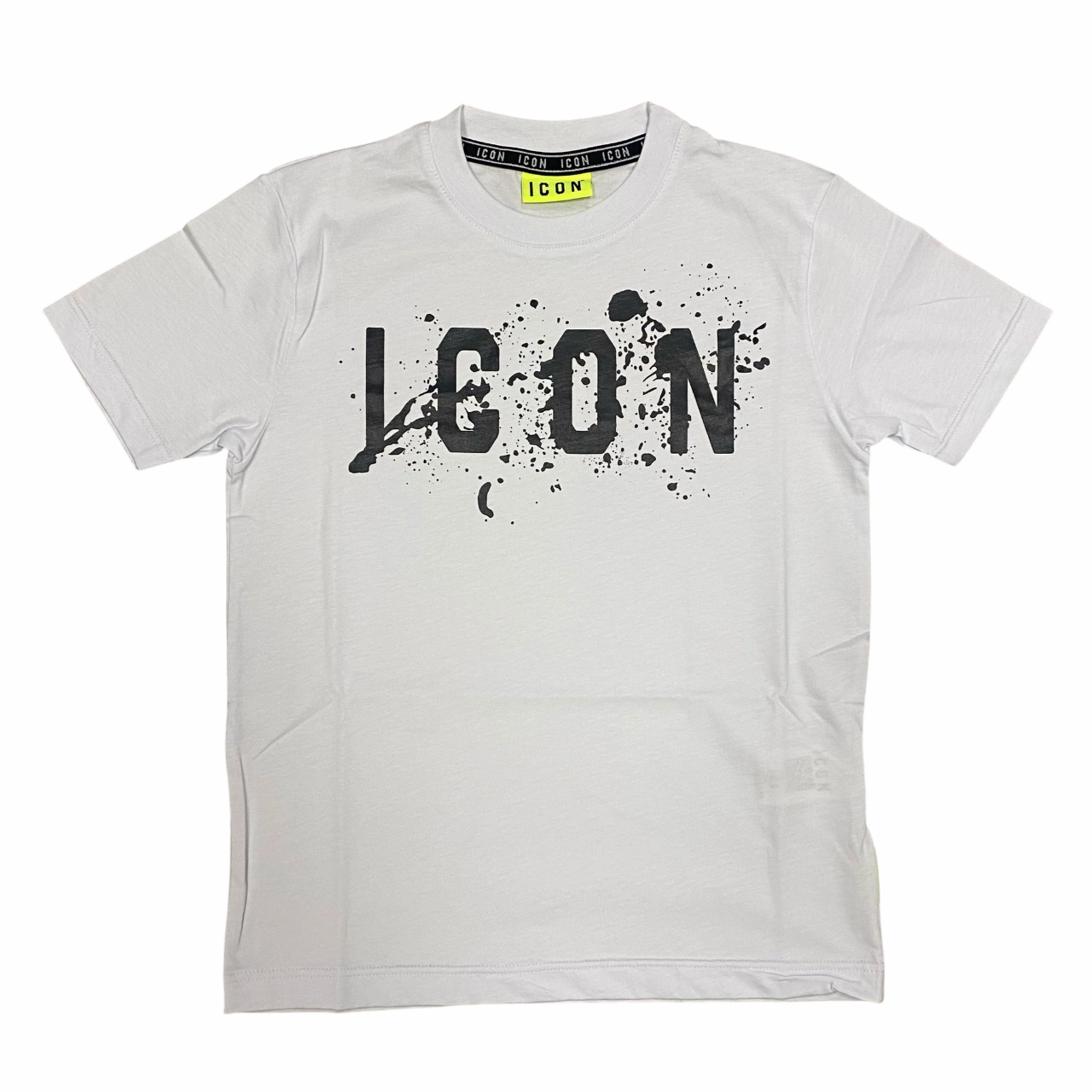 Icon maglietta girocollo junior con stampa schizzo IBKS00520 bianco Layered Look Wear Soft and Light Wear