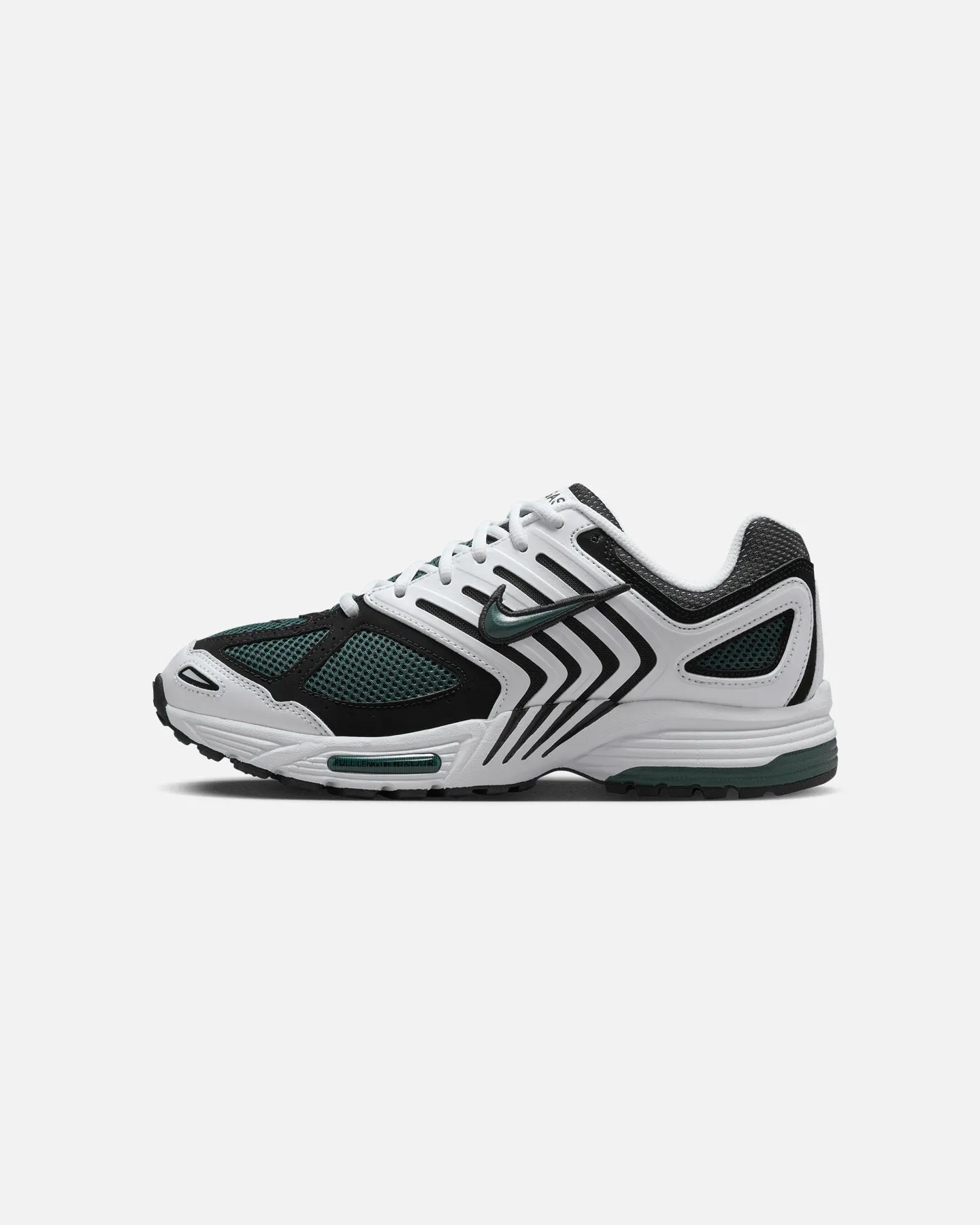 Nike Women's Air Pegasus 2005 White/Green Footbed Streamlined Design