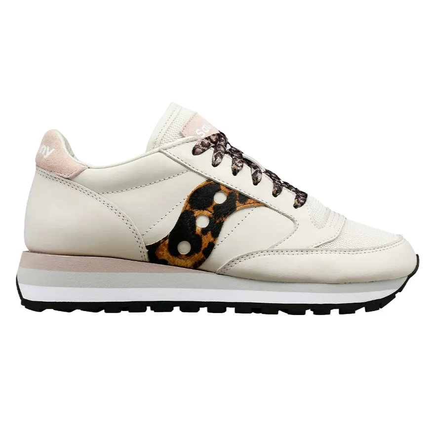 Saucony scarpa sneakers da donna con rialzo Jazz Triple S60727-2 beige leopardo obstacle course running urban running shoe utilization