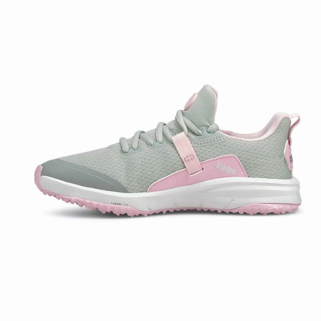 Puma - Kids' (Junior) Fusion Evo Spikeless Golf Shoes (195101 03) Heat Dissipating Layers Structured Form