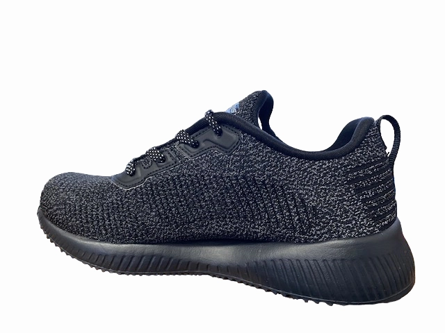 Skechers scarpa sneakers da donna Bobs Squad Ghost Star 117074/BBK nero Multi Density Sole
