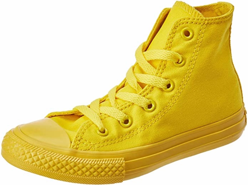 Converse Youth CTAS All Star HI 352700C aurora yellow baseball shoes