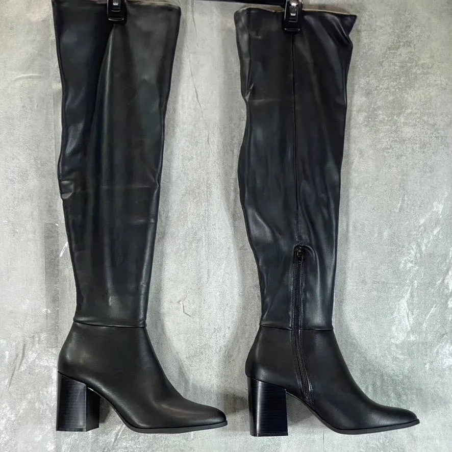 INC INTERNATIONAL CONCEPTS Women's Black Windee Over-The-Knee Heeled Boots SZ 9
