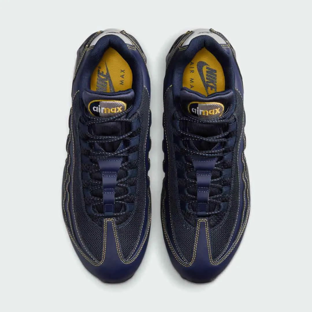 Nike Air Max 95 OG Men's Blue Running Trainers IB7936 400 Ventilated Cross training compatible