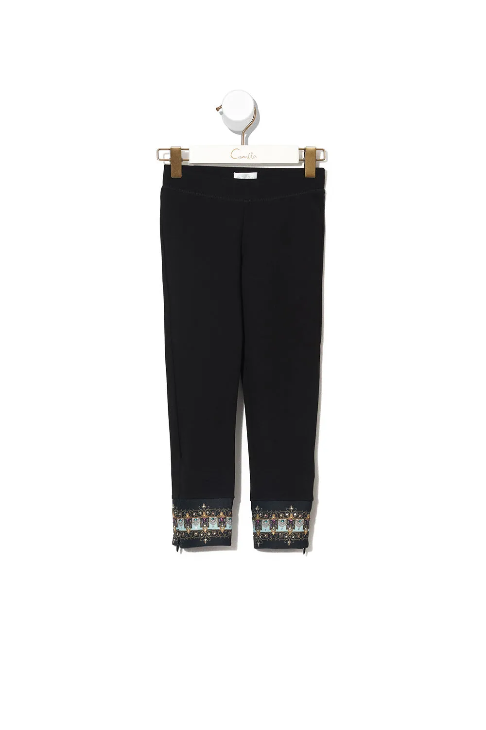 INFANTS LEGGINGS WITH ZIP NOMADIC NYMPH