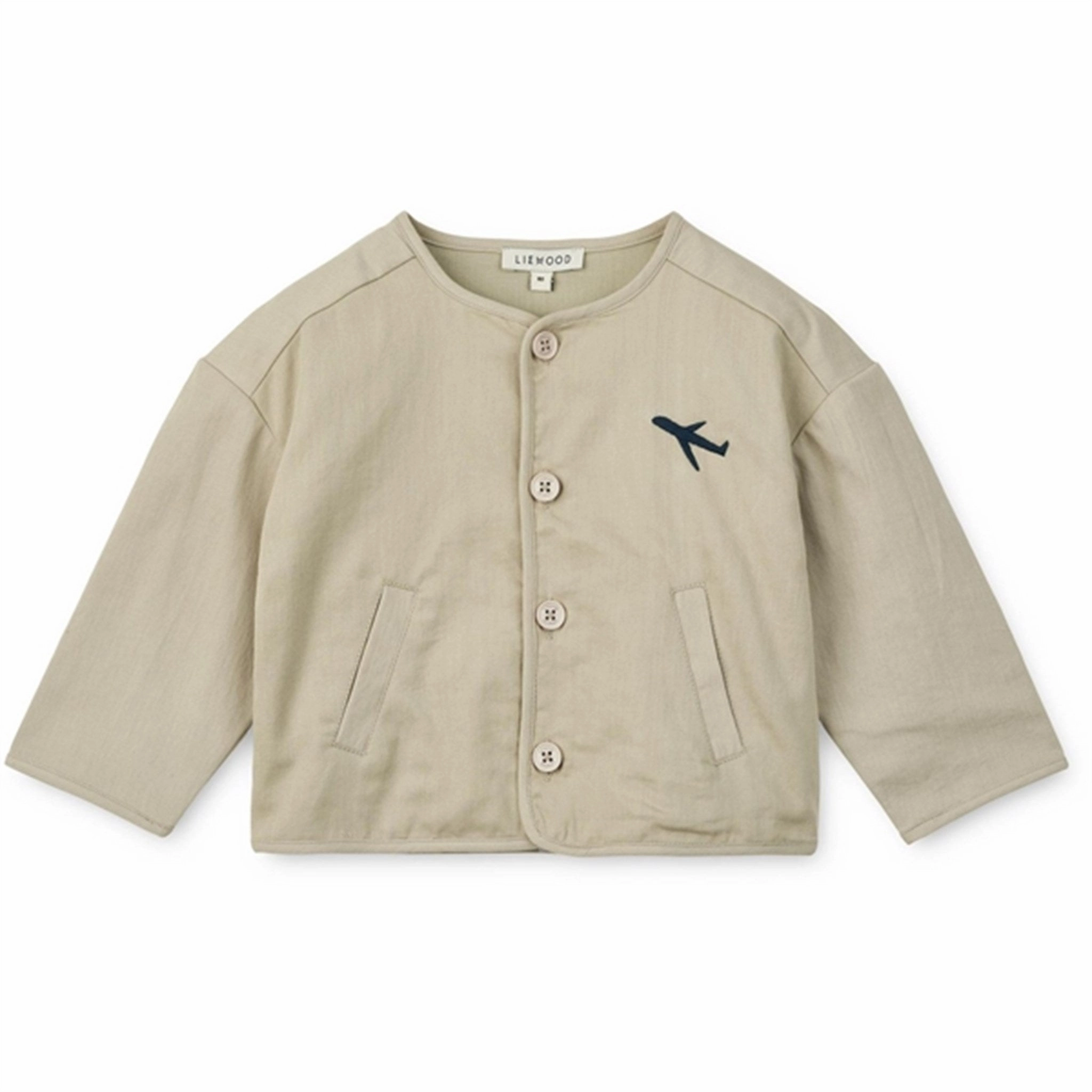 Liewood Mist Garin Baby Overshirt Quilted Pattern Sustainable Recycled Material