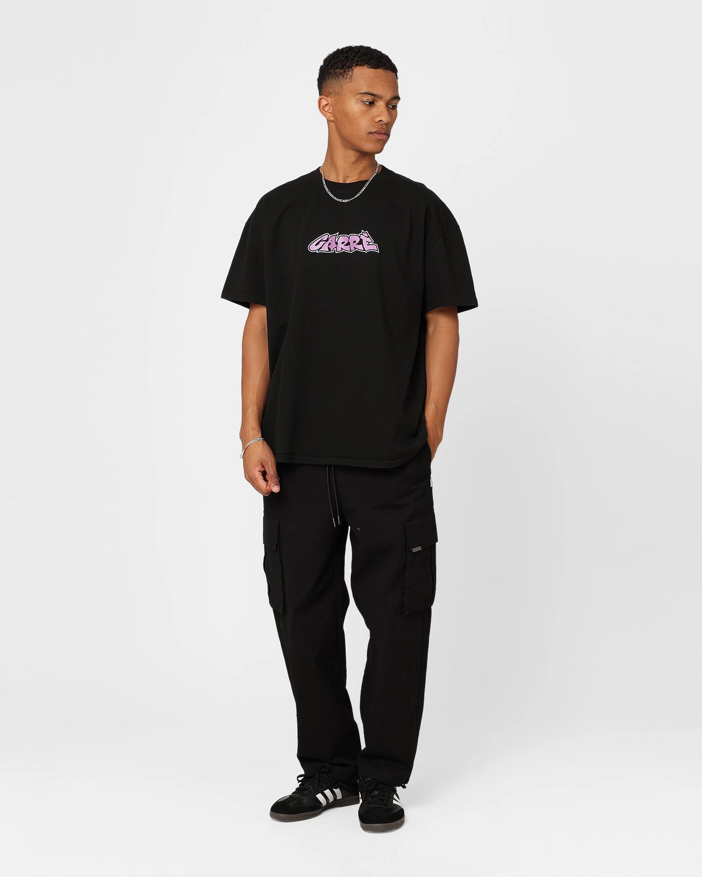 Carre The Friend Oversized T-Shirt Black Geometric Print