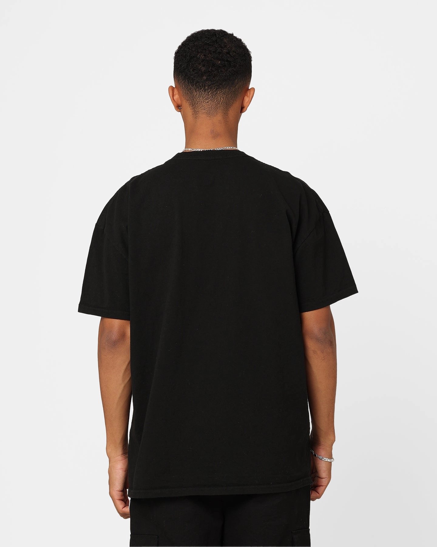 Antibacterial Treatment Durable Knit Structure Carre The Friend Oversized T-Shirt Black