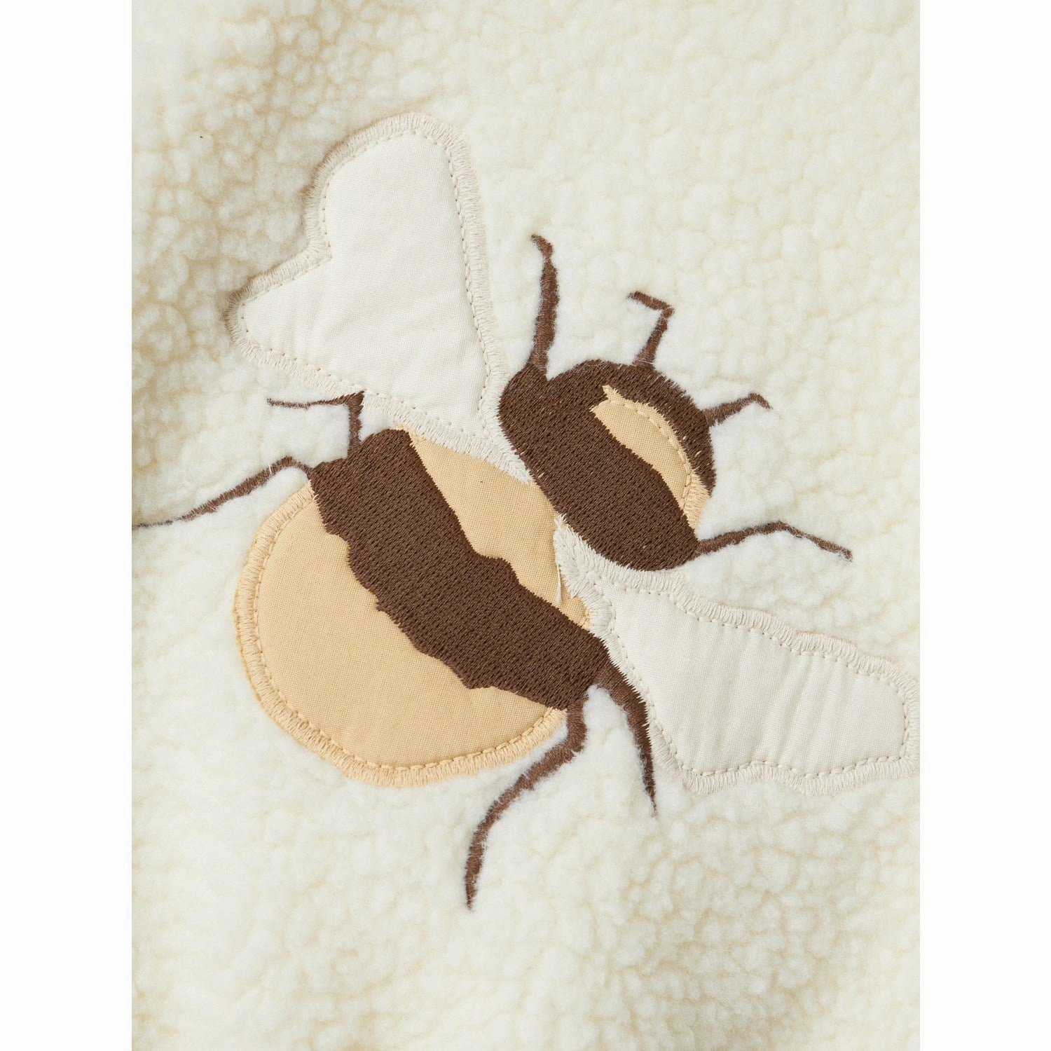 Durable Coating Lil'Atelier Coconut Milk Lajo Bee Bomber Jacket