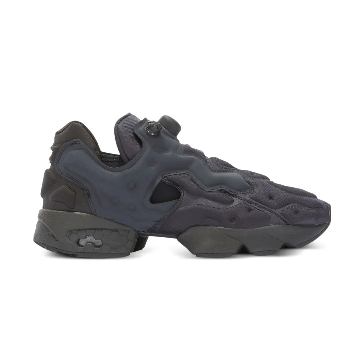 Slip Resistant Surface Reinforced toe cap Instapump 'Silver Caviar Black'