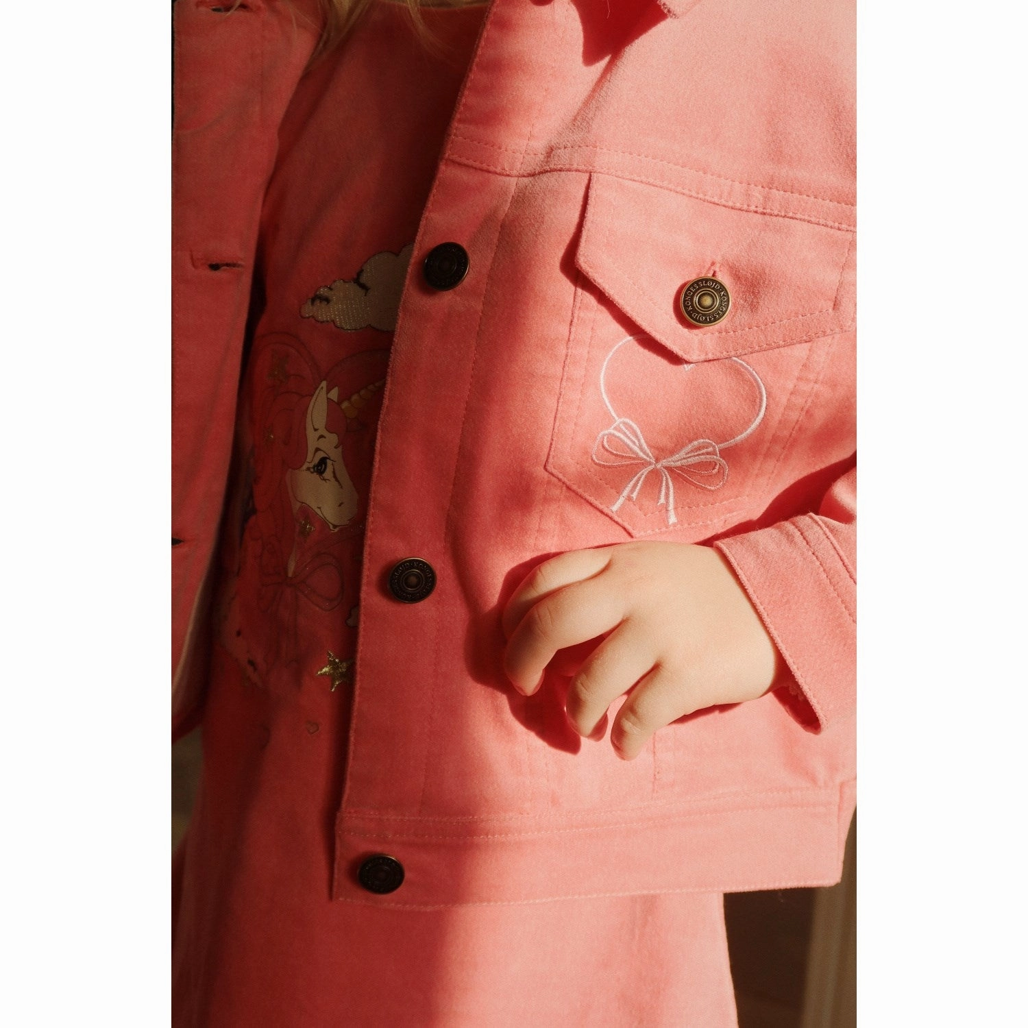Konges Sl?jd Flamingo Plume Lucky Jacket Gots Modular Layering Compatibility Noise Reduciting Fabric