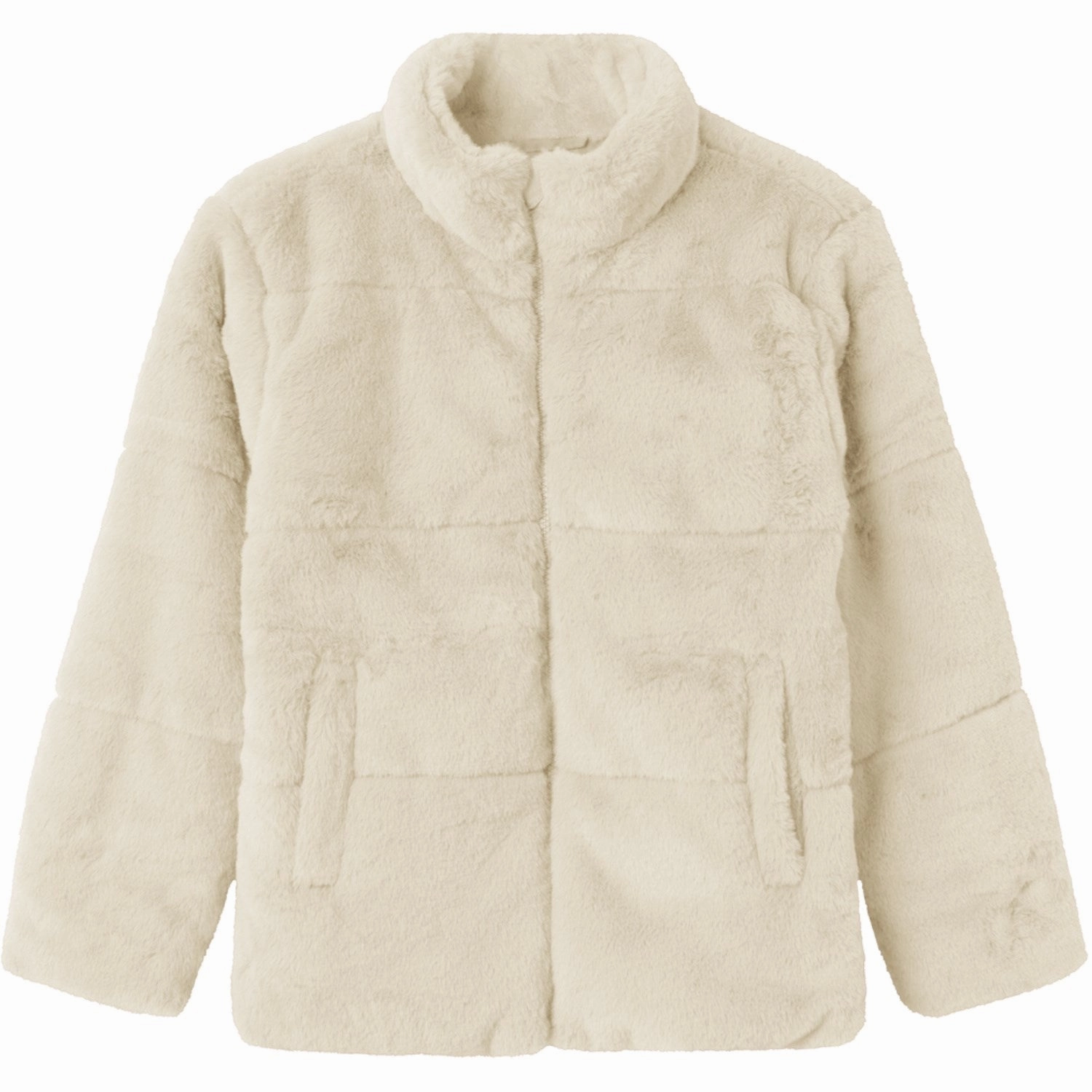 Name It Moonbeam Mila Faux Fur Jacket Slim Silhouette Streetwear vibe