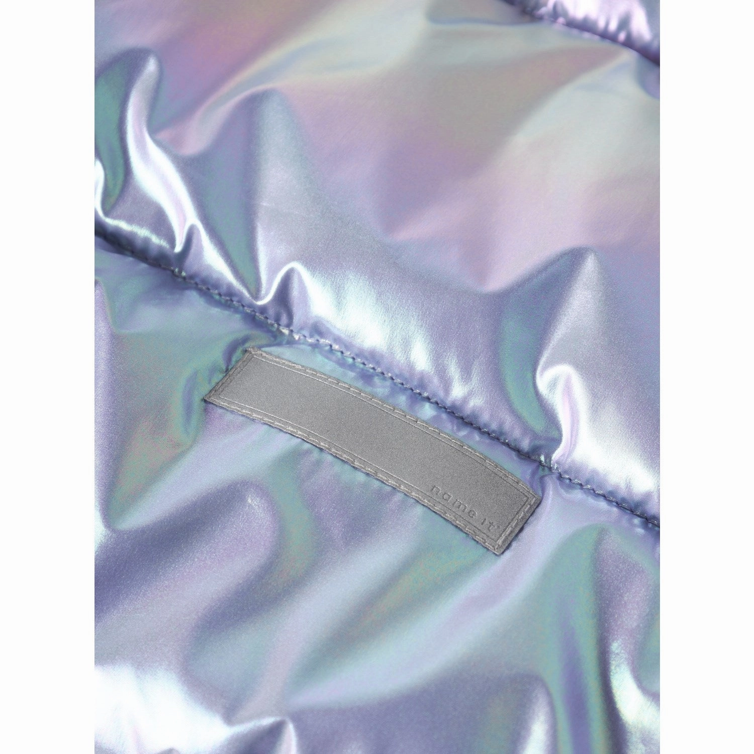 Double Layered Name It Pastel Lilac Nkfmolina Puffer Jacket Shiny