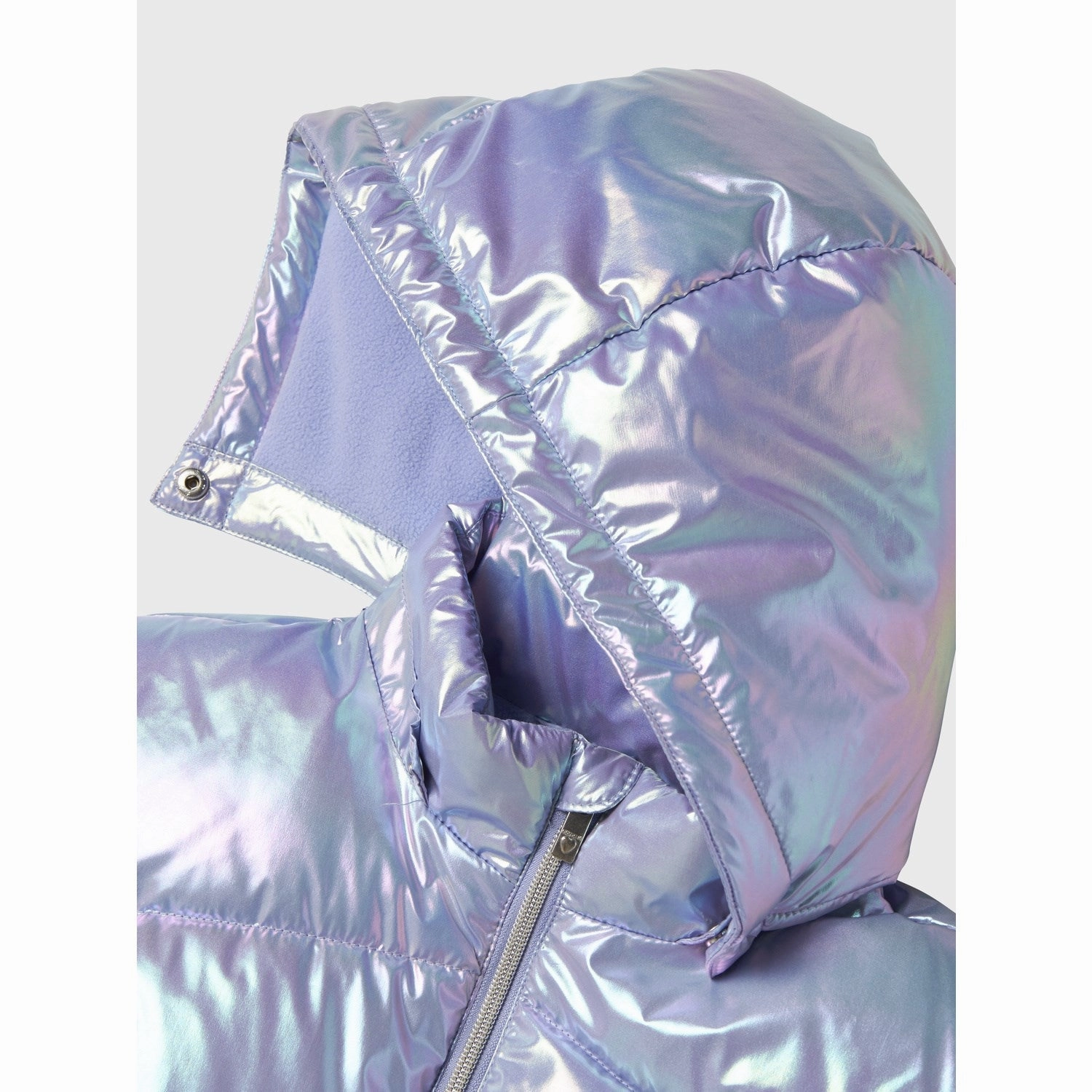 Name It Pastel Lilac Nkfmolina Puffer Jacket Shiny Shrink Resistant Treatment Secure Internal Pockets