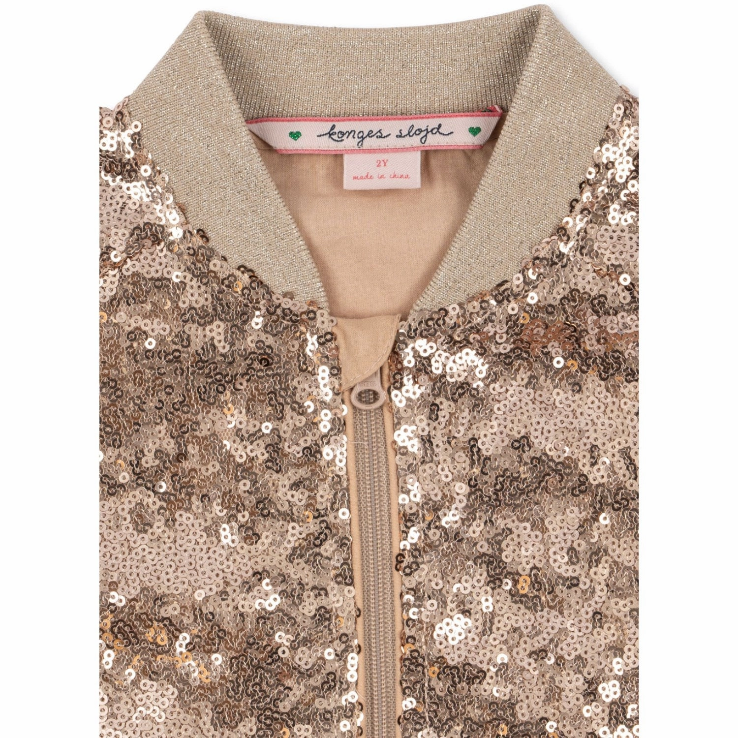 NoiseFreeFabric City Chill Style Konges Sl?jd Brazillian Sand Starla Sequin Jacket