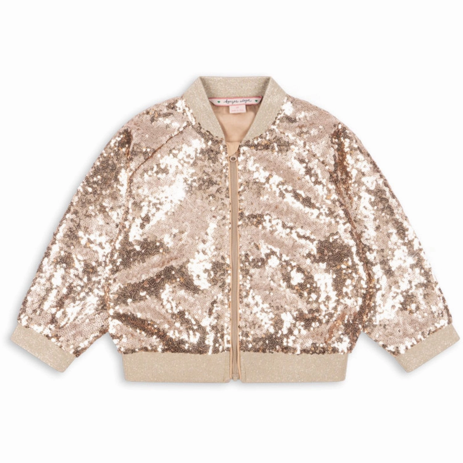 Packable Style Daily Essential Konges Sl?jd Brazillian Sand Starla Sequin Jacket