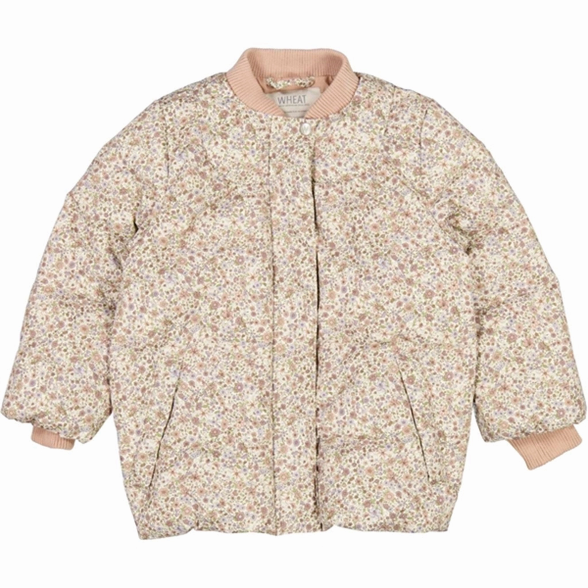 Wheat Jacket Lola Summer Puffer Summer Flowers Mesh Venting Sporty Chic