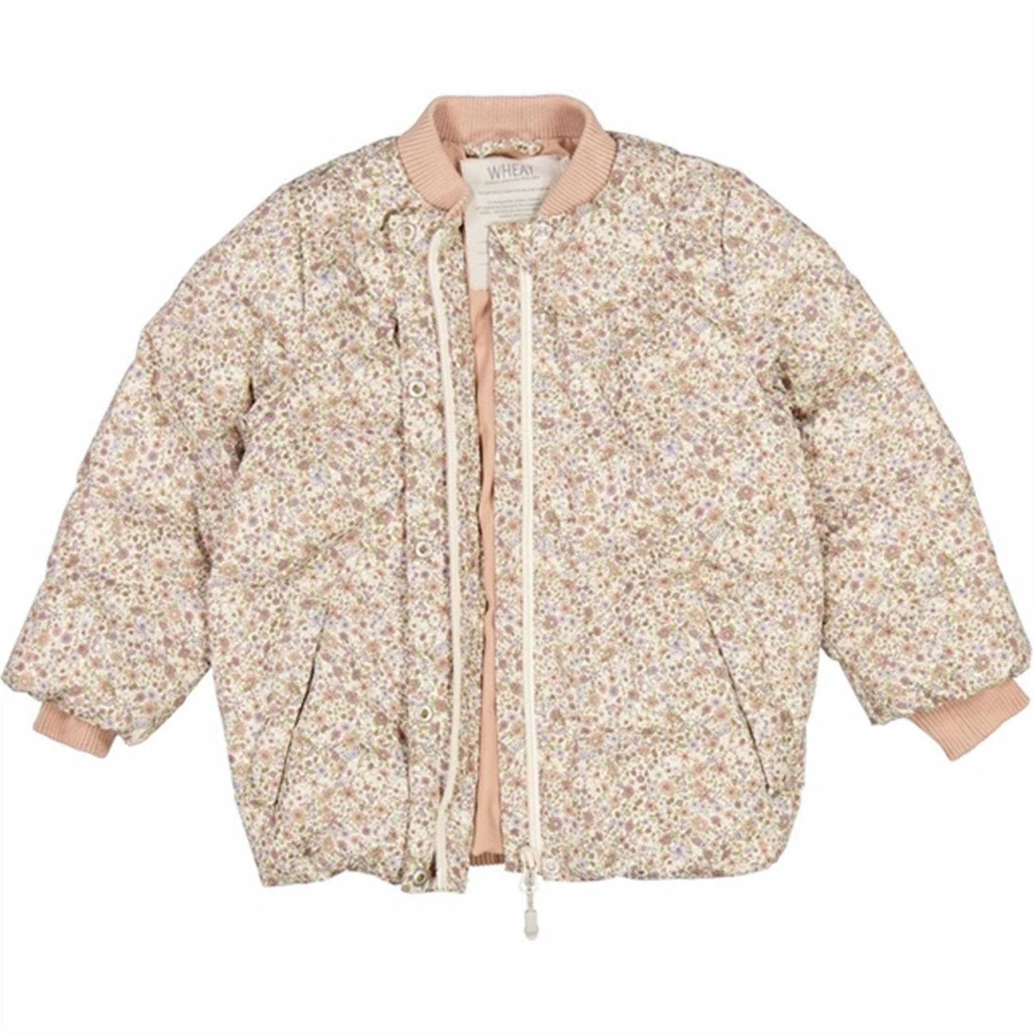 Lightweight Fabric Wheat Jacket Lola Summer Puffer Summer Flowers