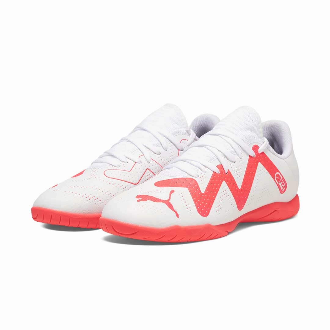Puma - Kids' (Preschool & Junior) Future "Play It" Soccer Shoes (107393 01) Movement Comfort Hydrophobic coating