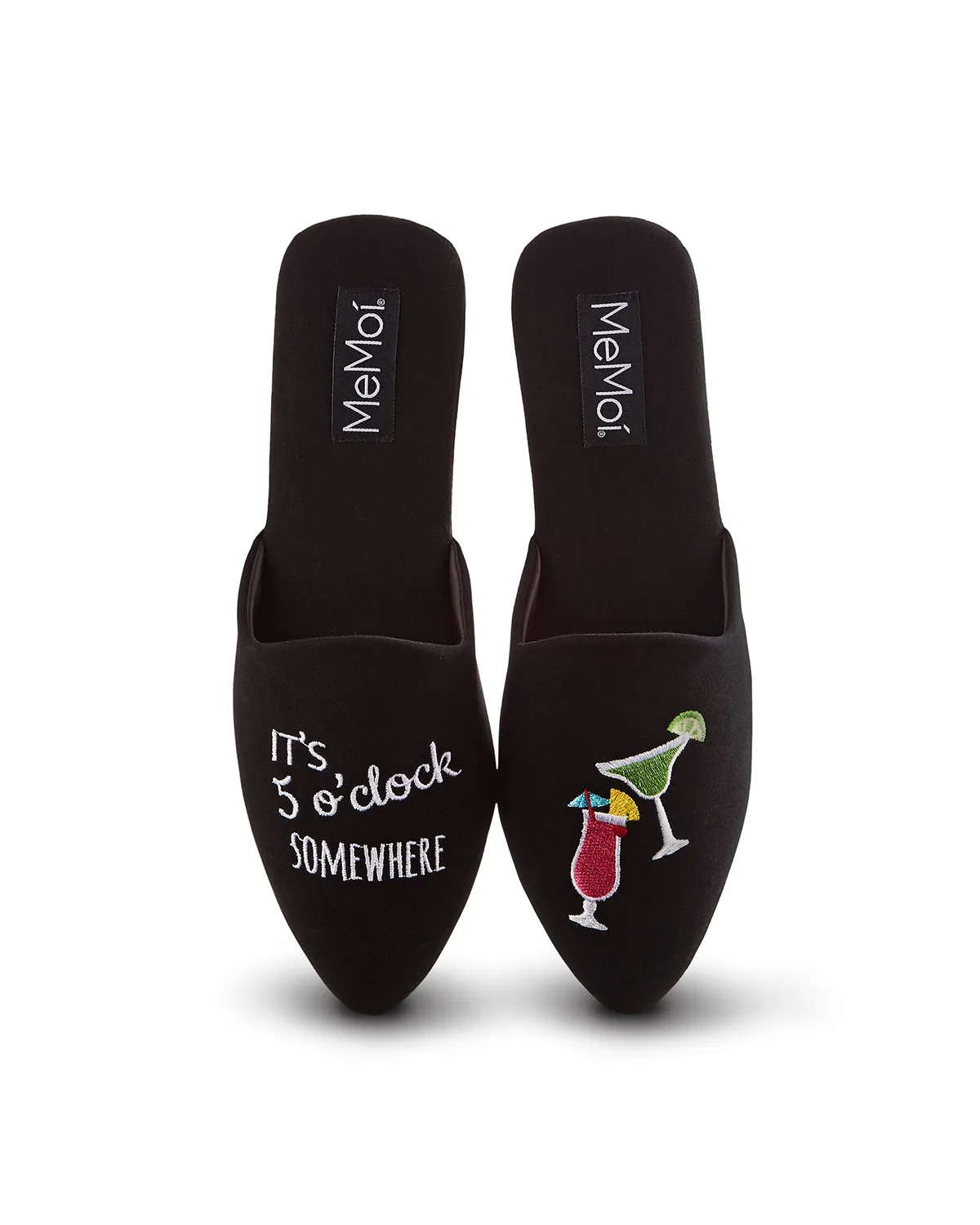 It’s 5 O’Clock Somewhere Closed-Toe Slippers
