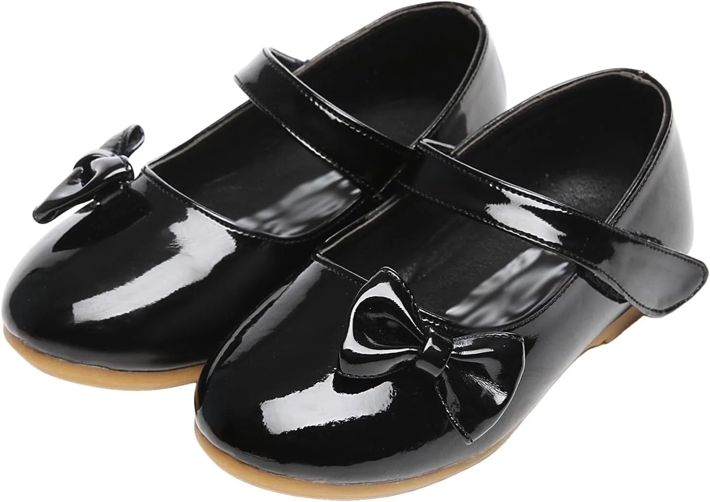 IWIHMIV Girls Shoes Girls Dress Shoes Girls Toddler Little Ballet Shoes Flower Girls Mary Jane Flat Dress Shoes Party Wedding
