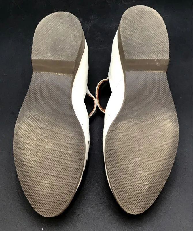 J. Peterman Women's White Fisherman Sandals - Size 7