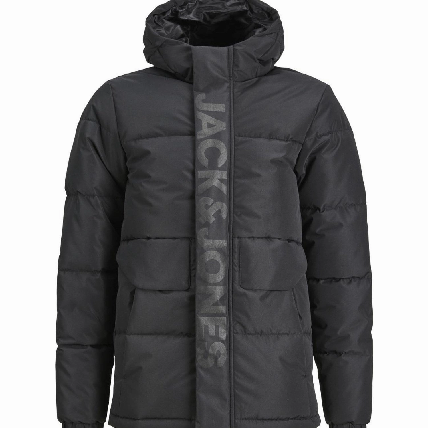 Jack & Jones Junior Black Cospeed Puffer Jacket Breathable mesh lining Moisture wicking