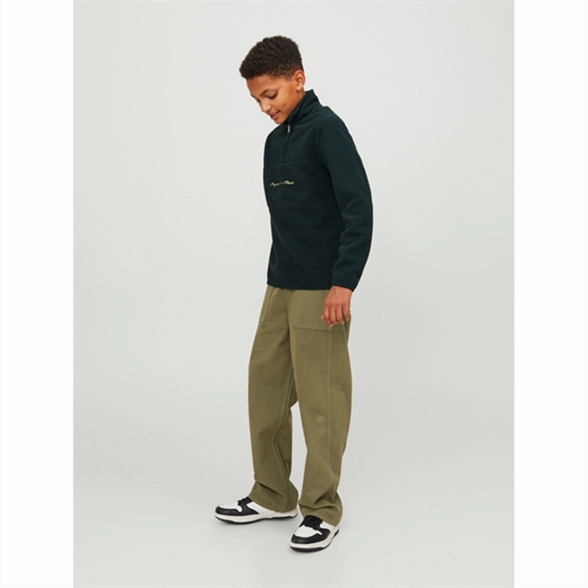 Jack & Jones Junior Magical Forest Hays Halfzip Fleece Jacket Weekday Street Look