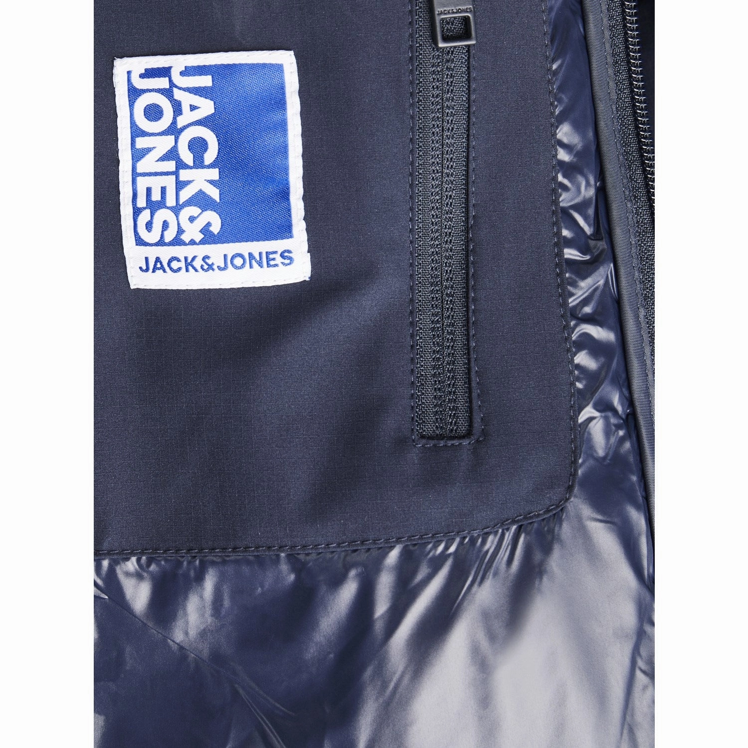 Jack & Jones Junior Sky Captain Jorvesterbro Puffer Jacket Layered Collar Non Restrictive Movement