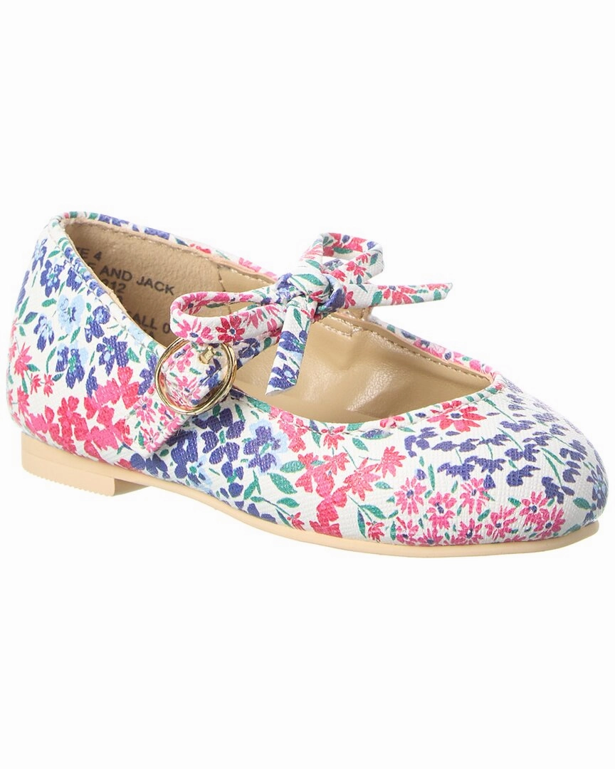 Sustainable production Janie and Jack Floral Bow Flat