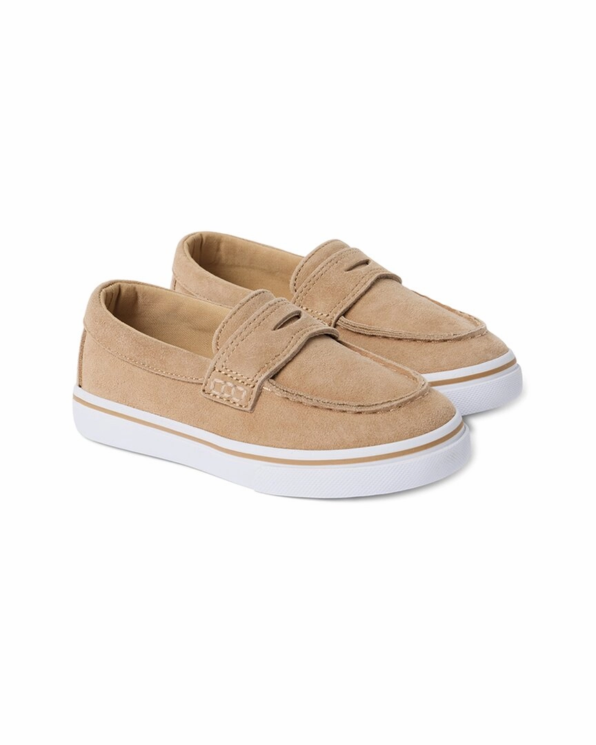 Janie and Jack Suede Penny Loafer Sneaker Anti Fatigue Tech
