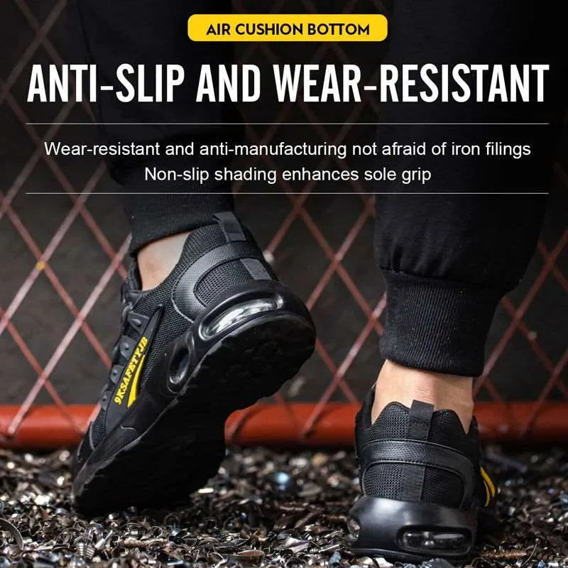 JB Fly Weaving 600 Quick Lace Steel Toe Shoes