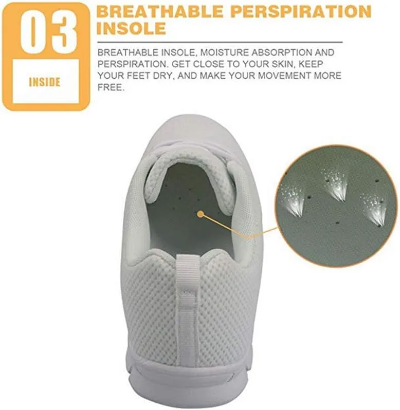 Jeiento Christmas Shoes for Women Running Sneaker Lightweight Walking Jogging Sports Shoes